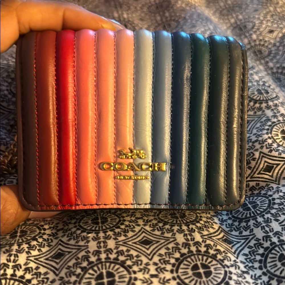 Coach Vibrant Quilted Wallet
